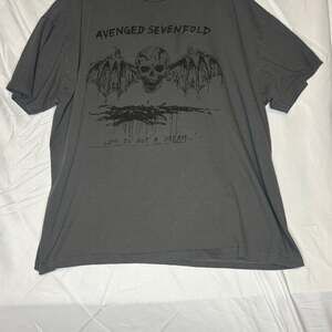 Avenged Sevenfold Classic Deathbat Skull Graphic T-Shirt 2XL